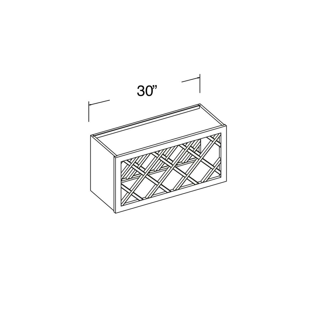 Wine Rack 30"W