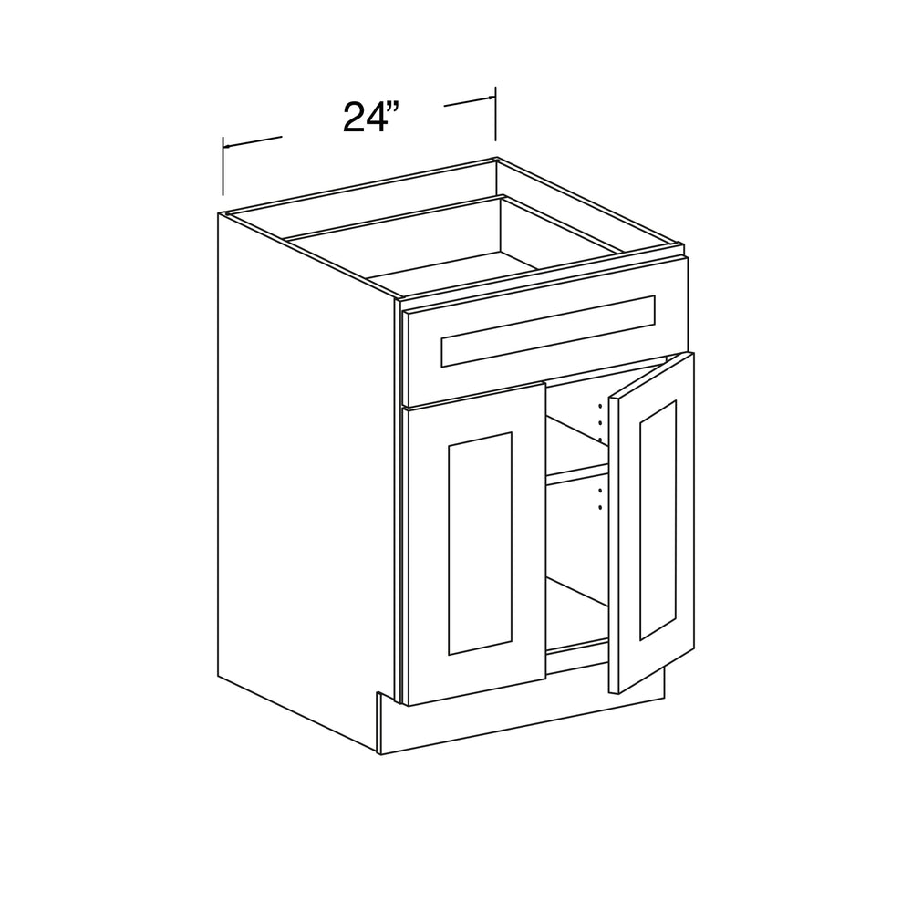 Standard Base Cabinet with 1 Drawer and 2 Doors