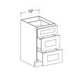 3-Drawer Base Cabinet 12"W