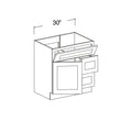 Sink Vanity Cabinet with 1 Tilt-out Drawer, 2 Drawers and 1 Door Left