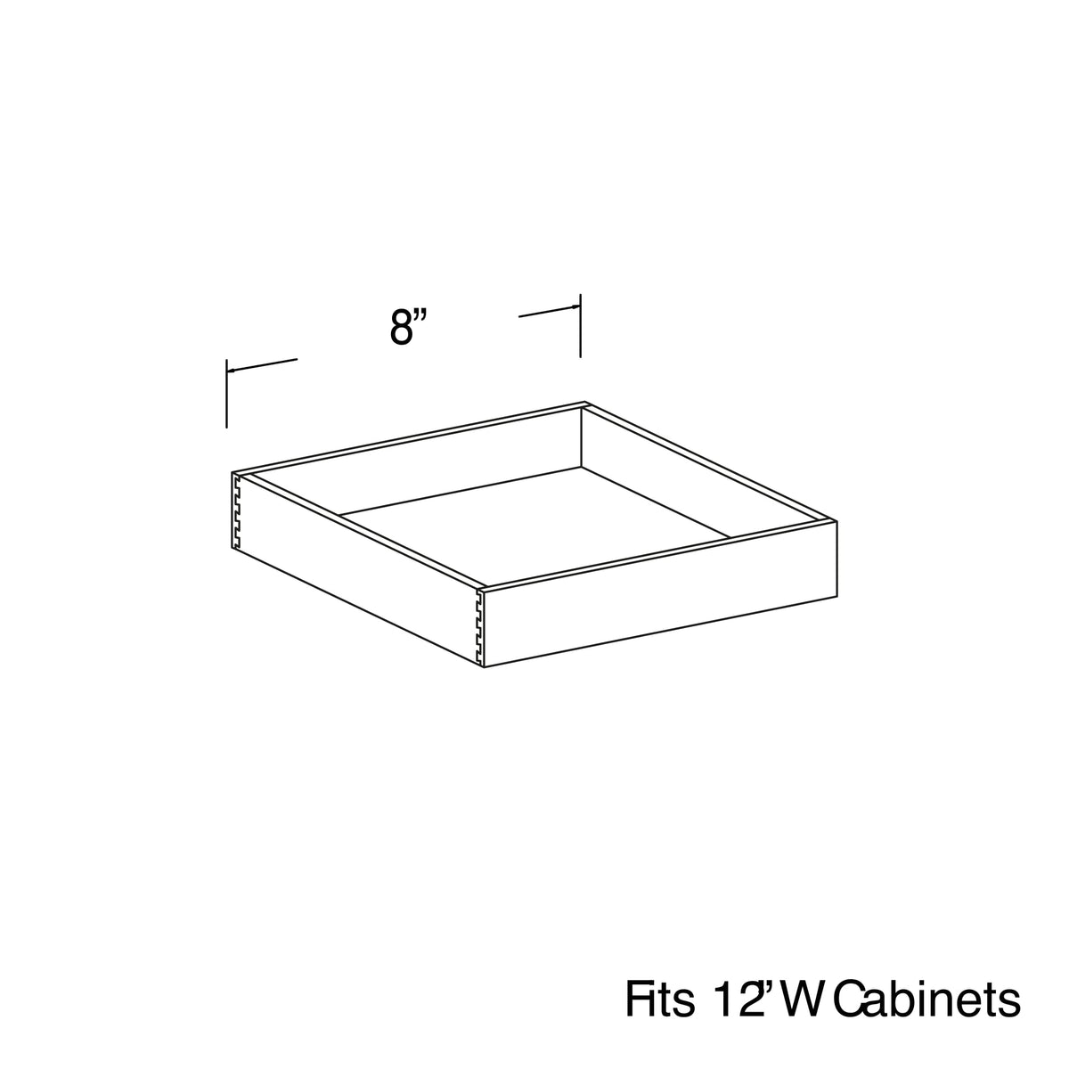 Roll-Out Tray 12"W