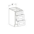 Vanity Cabinet with 3 Drawers 9"W