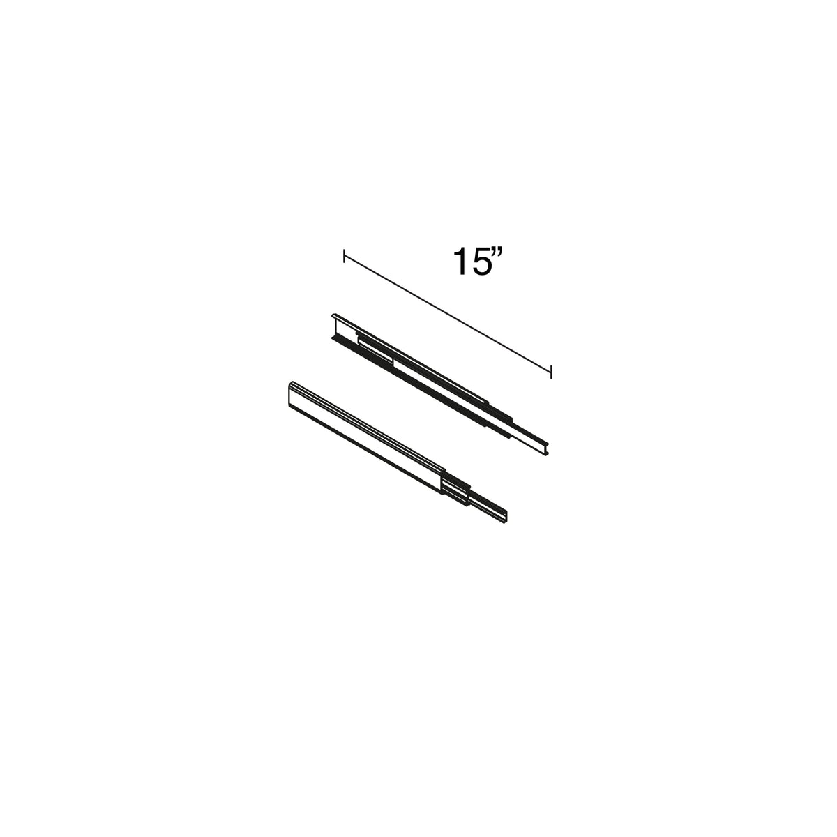 Drawer Glide 15"L